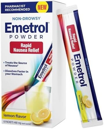 Emetrol Non-Drowsy Nausea Relief Powder Mix - Electrolyte Drink Mix for Rapid Na... - Image 2