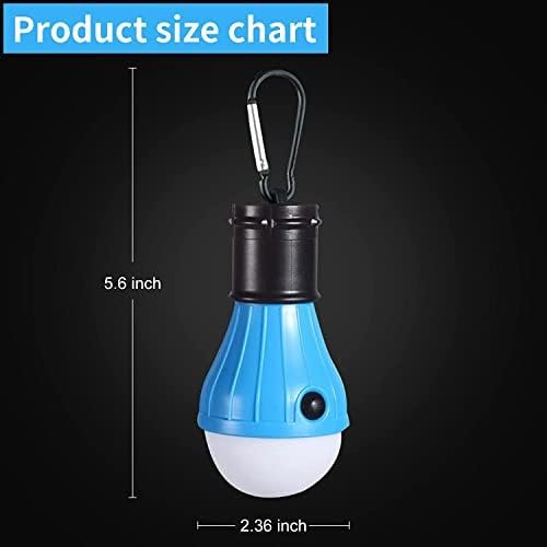 LED Camping Tent Lantern, Portable Outdoor Waterproof Emergency Light Bulb, Batt... - Image 8