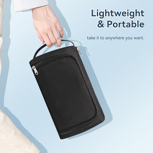 CUBETASTIC Small Toiletry Bag for Men - Travel Toiletry Organizer Dopp Kit, Wate... - Image 5