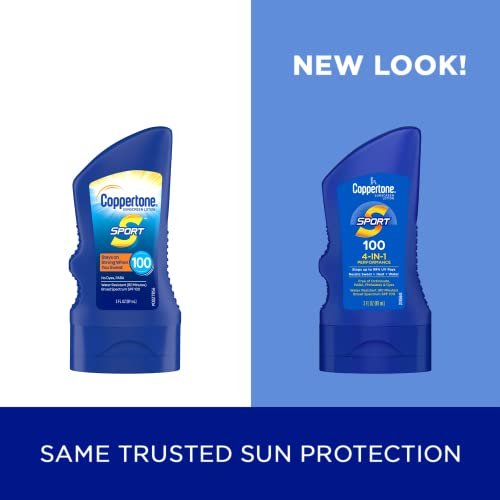 Coppertone SPORT Sunscreen SPF 100 Lotion, Water Resistant Sunscreen, Body Trave... - Image 3