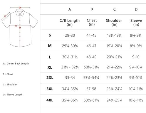 Little Donkey Andy Men's Lightweight Short Sleeve Shirt Quick Dry Stretch Shirt ... - Image 7