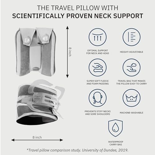 trtl Pillow Plus - Adjustable Neck Pillow for Airplane Travel - Travel Pillow wi... - Image 4