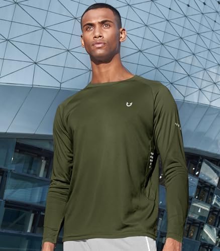NORTHYARD Men's Sun Protection UPF 50+ Shirts Long Sleeve Running Workout Athlet... - Image 4