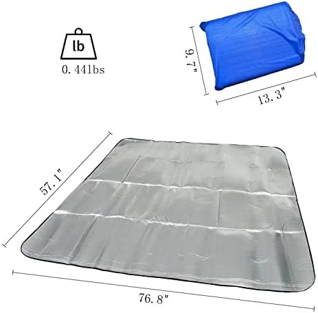 Wind Tour Outdoor Double-sided Moisture-proof Aluminum Foil Foam Pad Waterproof ... - Image 4