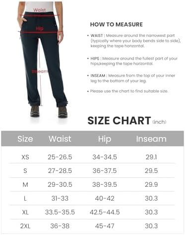 Rdruko Women's Hiking Pants Quick Dry Lightweight Water Resistant Outdoor Pants ... - Image 8