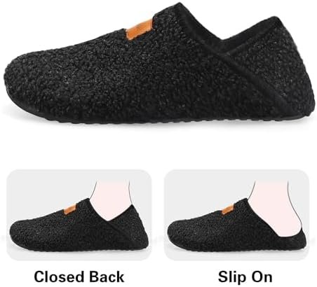 Women's Men's Slippers Socks House Shoes Slip On Indoor Outdoor Travel Unisex Fu... - Image 3