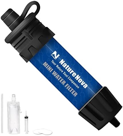 Mini Water Filter NatureNova Portable Emergency Water Filtration System Hiking C... - Image 2