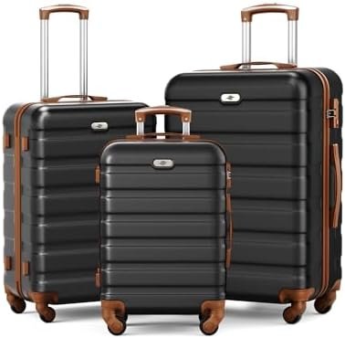 Suitour Luggage 3 Piece Sets Hard Shell Luggage Set with Spinner Wheels, TSA Loc... - Image 2
