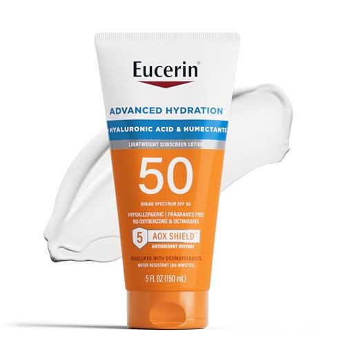 Eucerin Sun Advanced Hydration SPF 50 Sunscreen Lotion, 5 Fl Oz Tube - Image 2