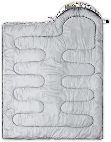 QOOMO Camping Sleeping Bags,3 Season Warm & Cool Weather,Lightweight,Waterproof ... - Image 8