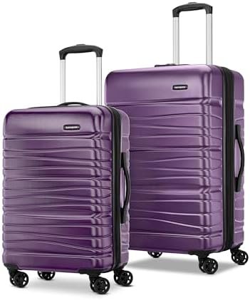 Samsonite Evolve Se Hardside Expandable Luggage with Double Spinner Wheels, Purp... - Image 2