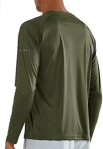 NORTHYARD Men's Sun Protection UPF 50+ Shirts Long Sleeve Running Workout Athlet... - Image 3