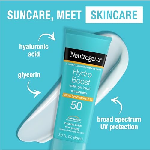 Neutrogena Hydro Boost Moisturizing Water Gel Sunscreen Lotion with Broad Spectr... - Image 5