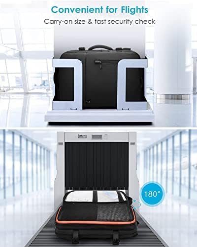 HOMIEE Carry on Luggage 40L Expandable Travel Laptop Backpack Fits 17 Inch Compu... - Image 3