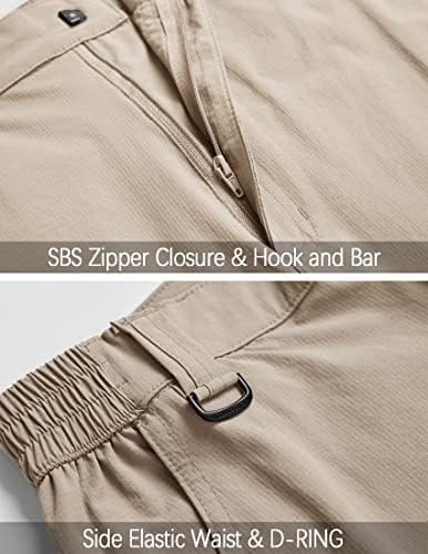 Men's Hiking Pants Convertible Zip Off Lightweight Waterproof Quick Dry Outdoor ... - Image 10