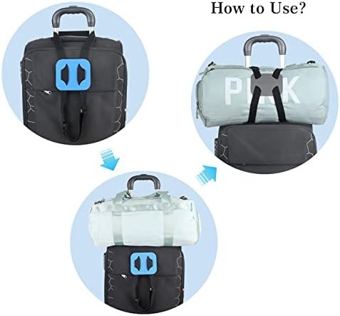 Luggage Straps Bag Bungees for Add a Bag Easy to Travel Suitcase Elastic Strap B... - Image 6