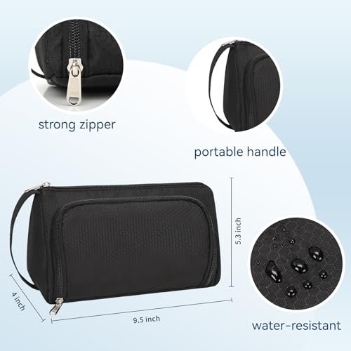 CUBETASTIC Small Toiletry Bag for Men - Travel Toiletry Organizer Dopp Kit, Wate... - Image 6