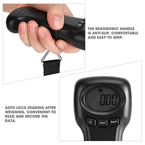 Sonew Luggage Scale, Portable 50kg Digital Luggage Weight Scale with 2 X AAA Bat... - Image 4