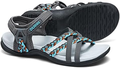 UBFEN Womens Hiking Sandal Sport Sandal Straps with Adjustable Hooks Arch Suppor... - Image 2