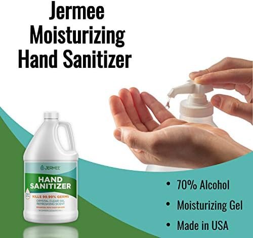 Moisturizing Hand Sanitizer Gel, 70% Alcohol - Kills 99.99% Germs, Enhanced with... - Image 3
