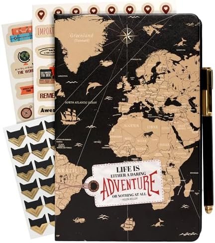 3-in-1 Prazoli Couples Adventure Book, Travel Journal & Bucket List Scrapbook - ... - Image 2