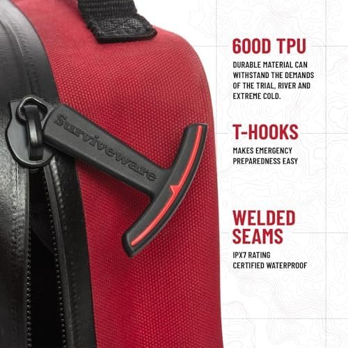 Surviveware Waterproof First Aid Kit - Survival Emergency Preparedness for Trave... - Image 5