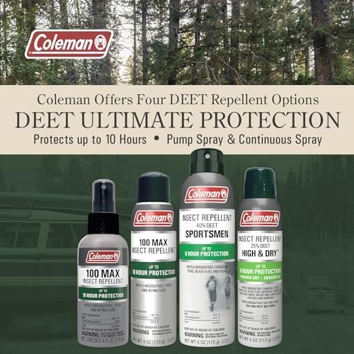 Coleman Insect Repellent Spray - 40% DEET Insect Repellent Spray, Protection Aga... - Image 5