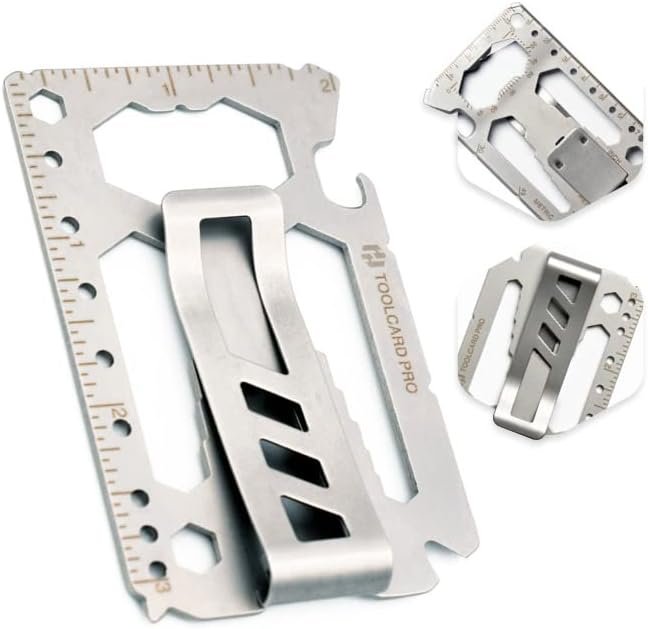 Multitool Card - Credit Card Multitool - Wallet Size Slim, Minimalist, Stainless... - Image 2