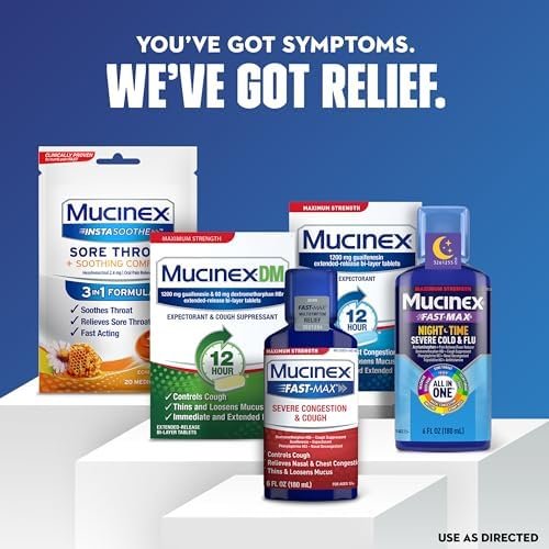 Mucinex Fast-Max & NightShift Combo Pack - Max Strength Cough & Cold Medicines F... - Image 8