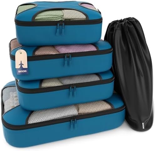 Shacke 5 Set Packing Cubes for Travel Lightweight Luggage Organizer (Gentlemen's... - Image 2