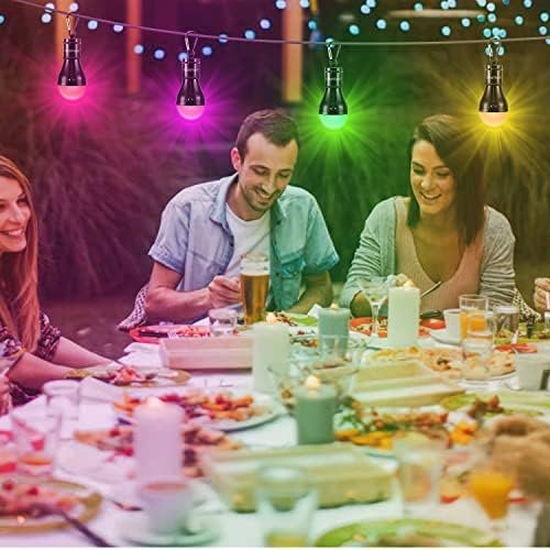PEMOTech 3 Pack RGB Camping Lights Tent Lights, 7 Colors Changing Portable Lante... - Image 8