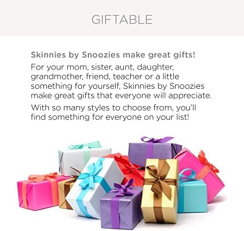 Snoozies Skinnies Slipper Socks & Travel Pouch – Non Slip Socks, Foldable Slippe... - Image 5