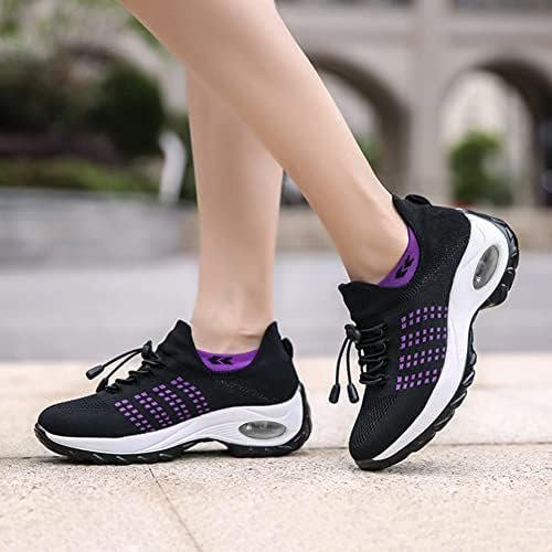 Padgene Women Walking Shoes Sock Sneakers Slip-On Breathable Mesh Trainers Women... - Image 7