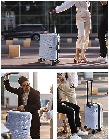 BAGSMART Carry On Luggage 22x14x9 Airline Approved, 20 Inch Lightweight Carry On... - Image 3
