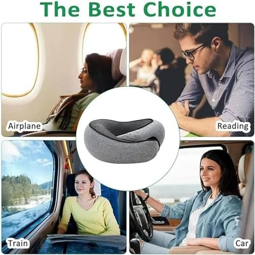 Travel Pillow - 2024 New Travel Neck Pillow, Memory Foam Travel Pillow, Memory F... - Image 10