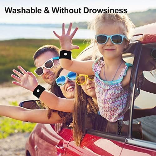 TOULIFLY 4 Pairs Motion Sickness Bands, Travel Wristbands, Nausea Wristbands for... - Image 8