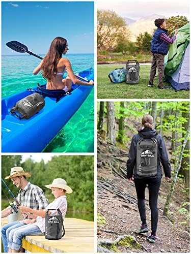 HEETA Dry Bag Waterproof for Women Men, 5L/10L/20L/30L/40L Roll Top Lightweight ... - Image 7