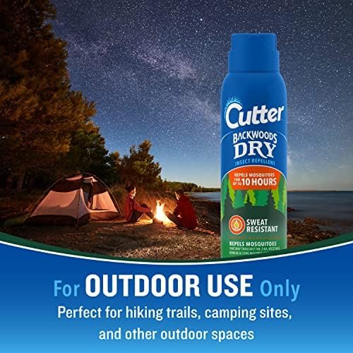 Cutter Backwoods Dry Insect Repellent, Mosquito Repellent, 25% DEET, Sweat Resis... - Image 7