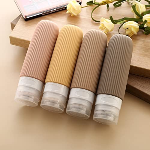 Travel Bottles for Toiletries, Tsa Approved 3oz Portable Travel Bottles, BPA Fre... - Image 6