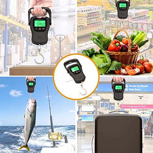 Commercial Grade Heavy Duty Digital 110lb/50kg Capacity Hanging Scale with Backl... - Image 9