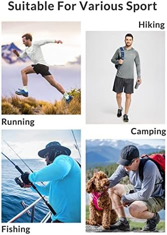 BALEAF Men's Sun Protection Hoodie Shirt UPF 50+ Long Sleeve UV SPF T-Shirts Ras... - Image 6