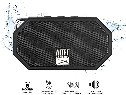 Altec Lansing Mini H2O - Waterproof Bluetooth Speaker, IP67 Certified & Floats i... - Image 3