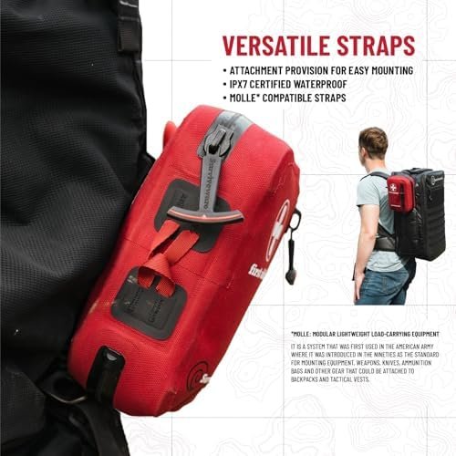 Surviveware Waterproof First Aid Kit - Survival Emergency Preparedness for Trave... - Image 6