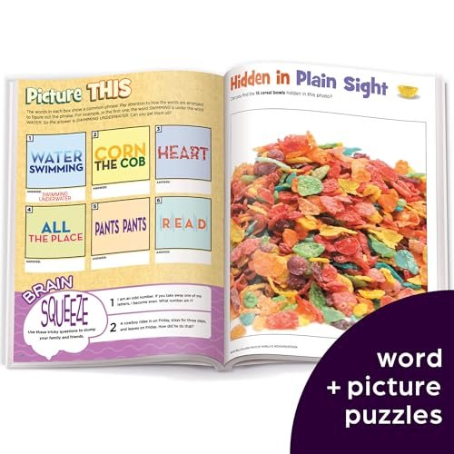 Ultimate Puzzle Challenge!: 125+ Brain Puzzles for Kids, Hidden Pictures, Mazes,... - Image 6