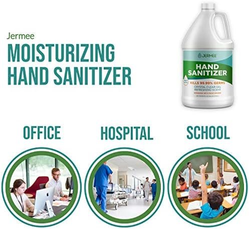 Moisturizing Hand Sanitizer Gel, 70% Alcohol - Kills 99.99% Germs, Enhanced with... - Image 4