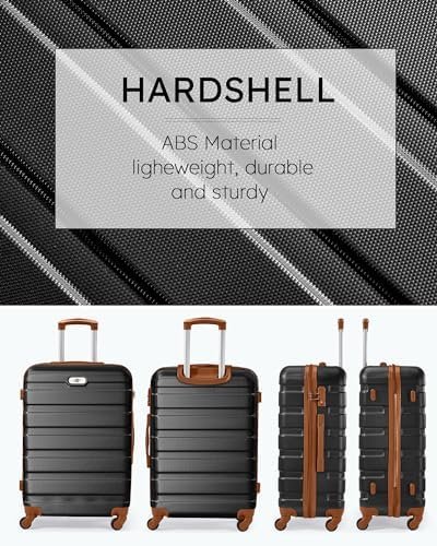 Suitour Luggage 3 Piece Sets Hard Shell Luggage Set with Spinner Wheels, TSA Loc... - Image 9