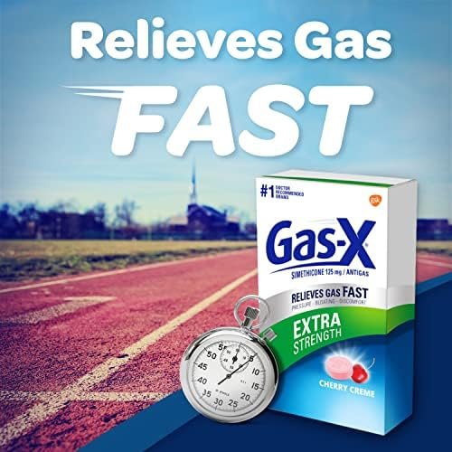 Gas-X Extra Strength Chewable Gas Relief Tablets with Simethicone 125 mg, Cherry... - Image 3