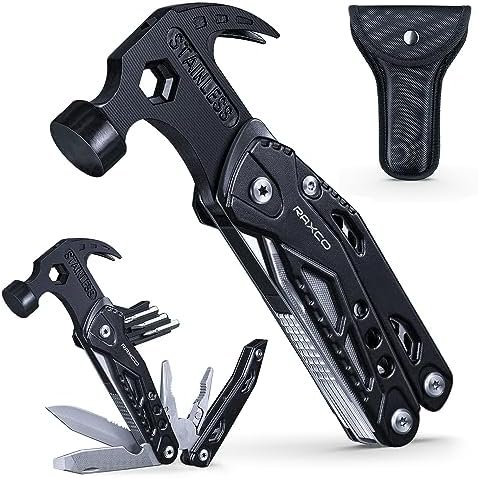 Multitool Hammer 15 in 1 Mini Hammer multitool with Pliers Claw Hammer Multi Too... - Image 2