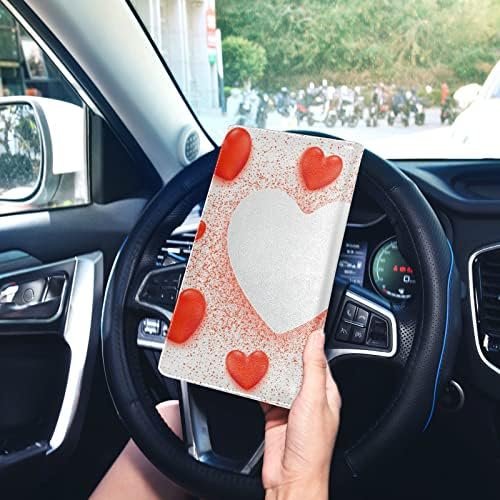 MCHIVER World Health Day Hearts Car Registration and Insurance Holder Lether Veh... - Image 9