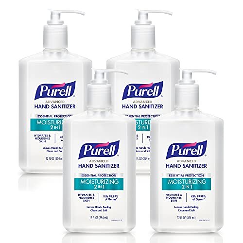 Purell 2in1 Moisturizing Advanced Hand Sanitizer Gel, 12 oz Pump Bottle (Pack of... - Image 2